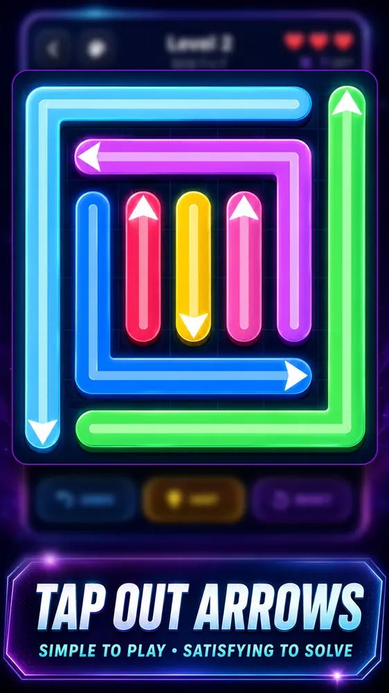 Arrows Escape : Maze Puzzle Screenshot 4 - Official Preview