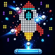 Brick Breaker : Pixel Blitz Icon