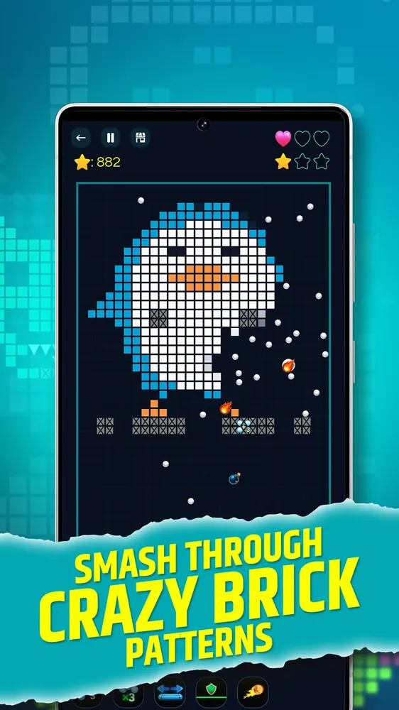 Brick Breaker Pixel Blitz Online Game