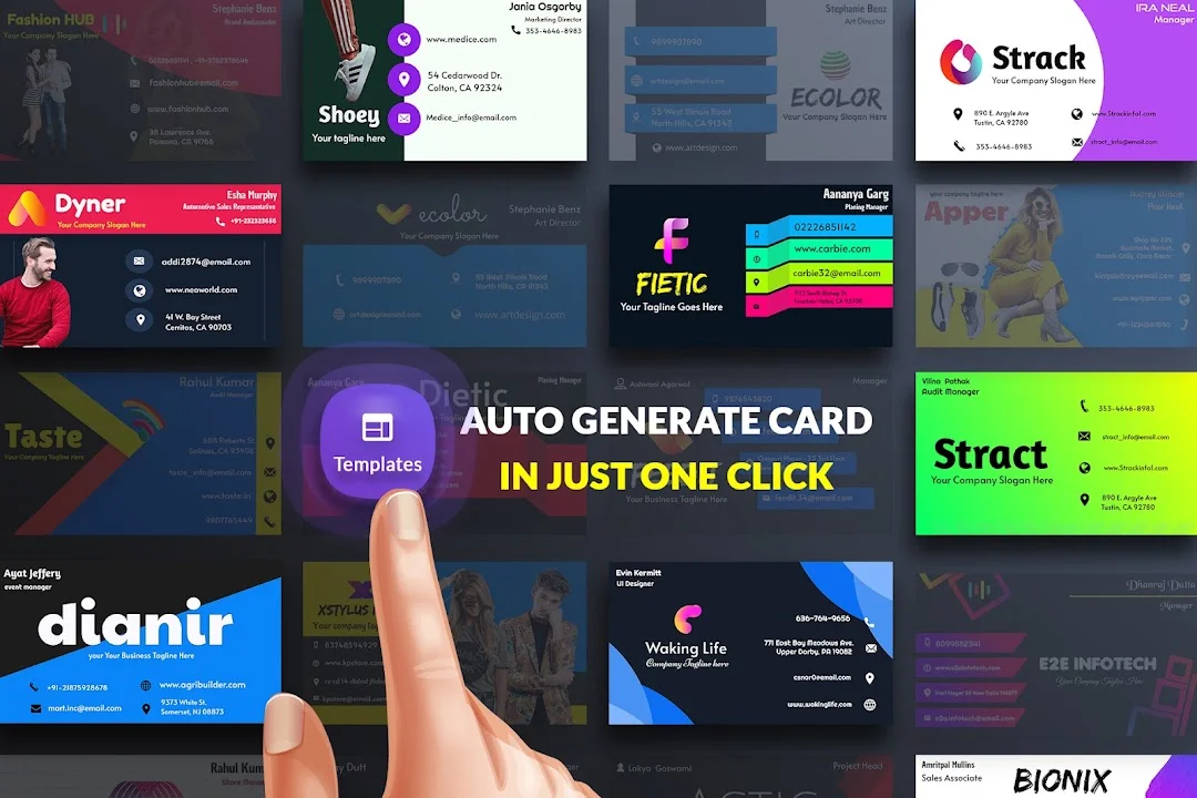 Digital Business Card Maker Screenshot 5 - Official Preview