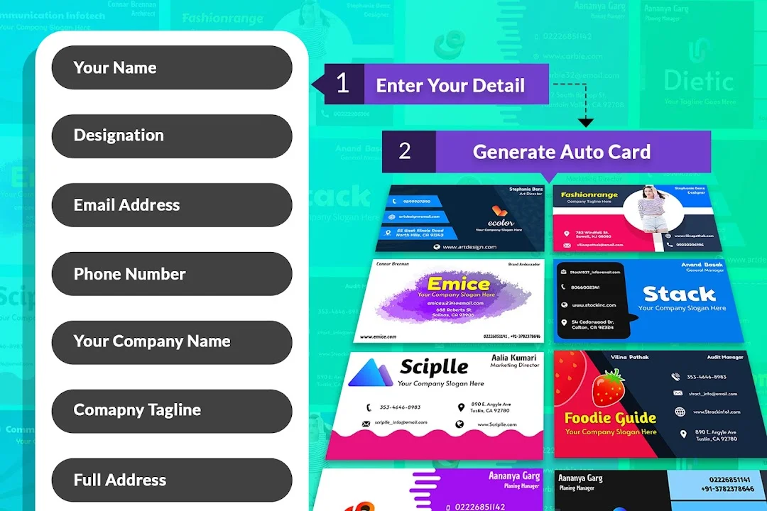 Digital Business Card Maker Screenshot 6 - Official Preview