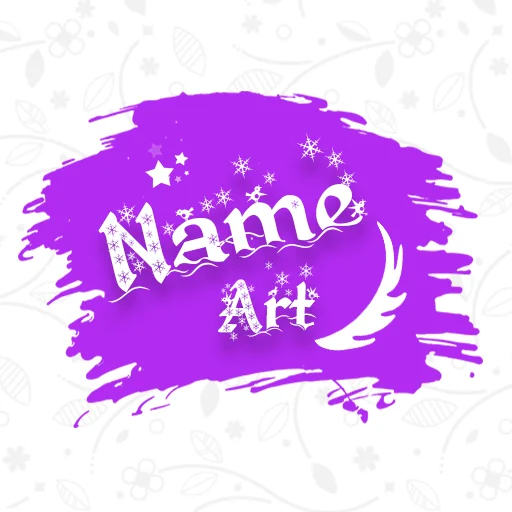 BHM Name Art Photo Editor Icon