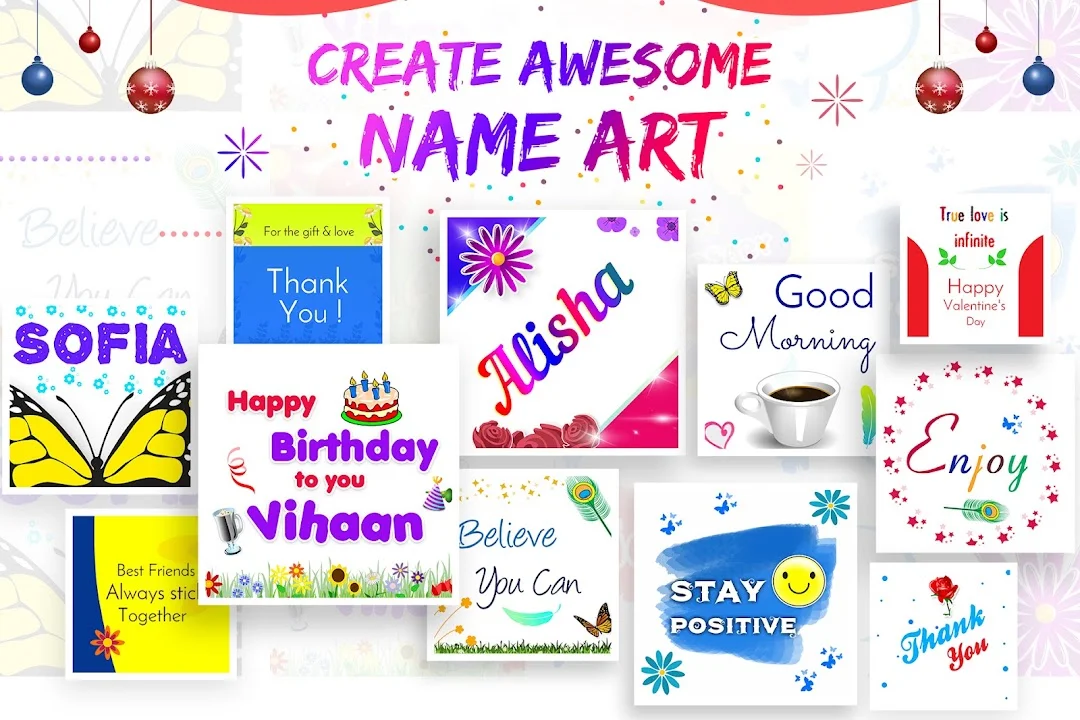 BHM Name Art Photo Editor Screenshot 1 - Official Preview