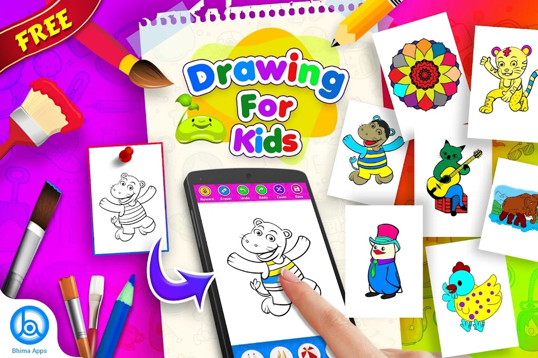 Coloring Book for Kids & Drawing Screenshot 1 - Official Preview