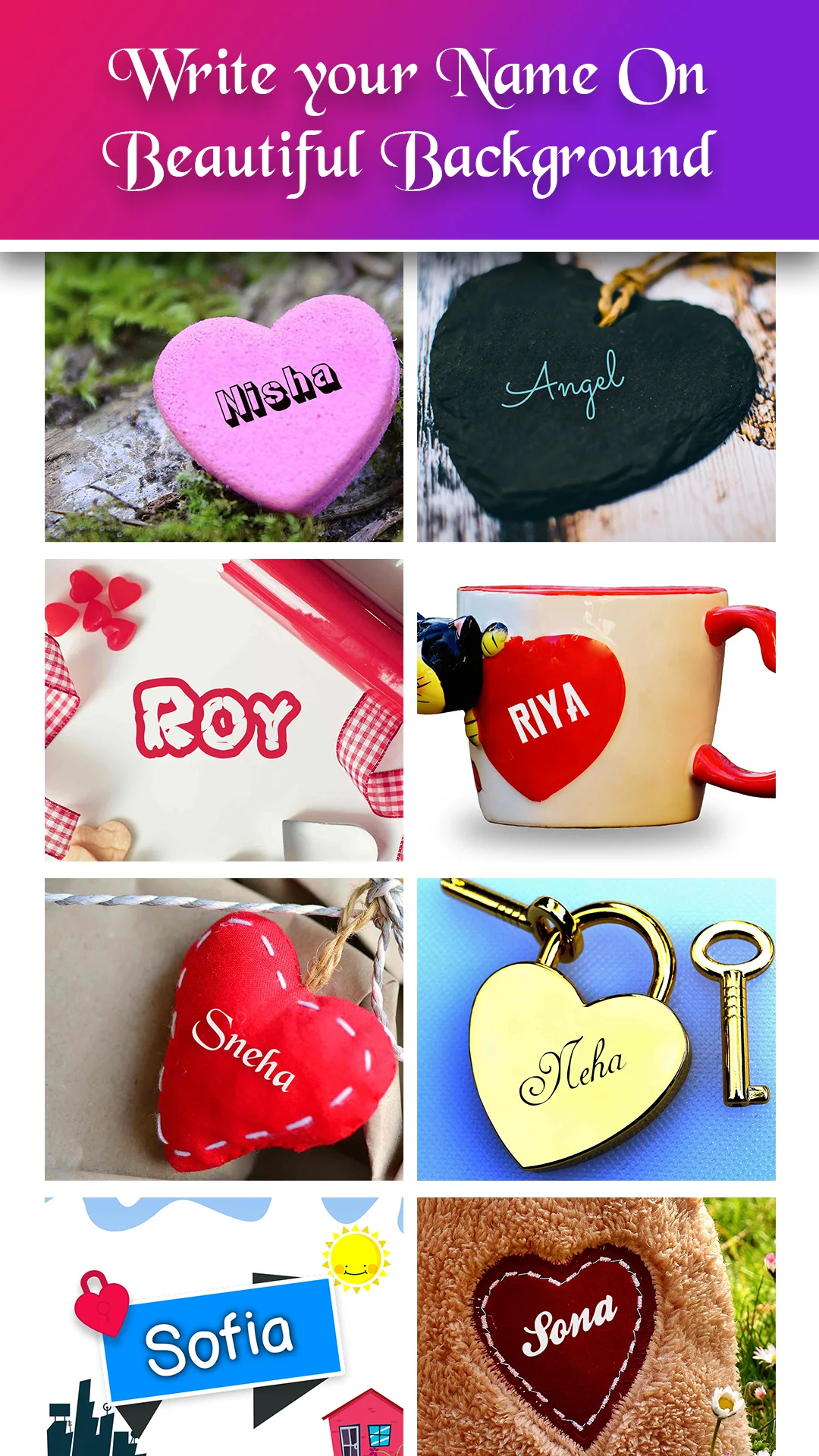 Name On Pics & Typography Screenshot 1 - Official Preview