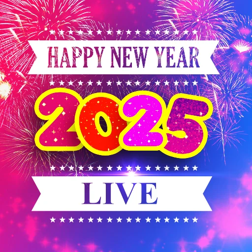 Fireworks New Year 3D Wallpaper Icon