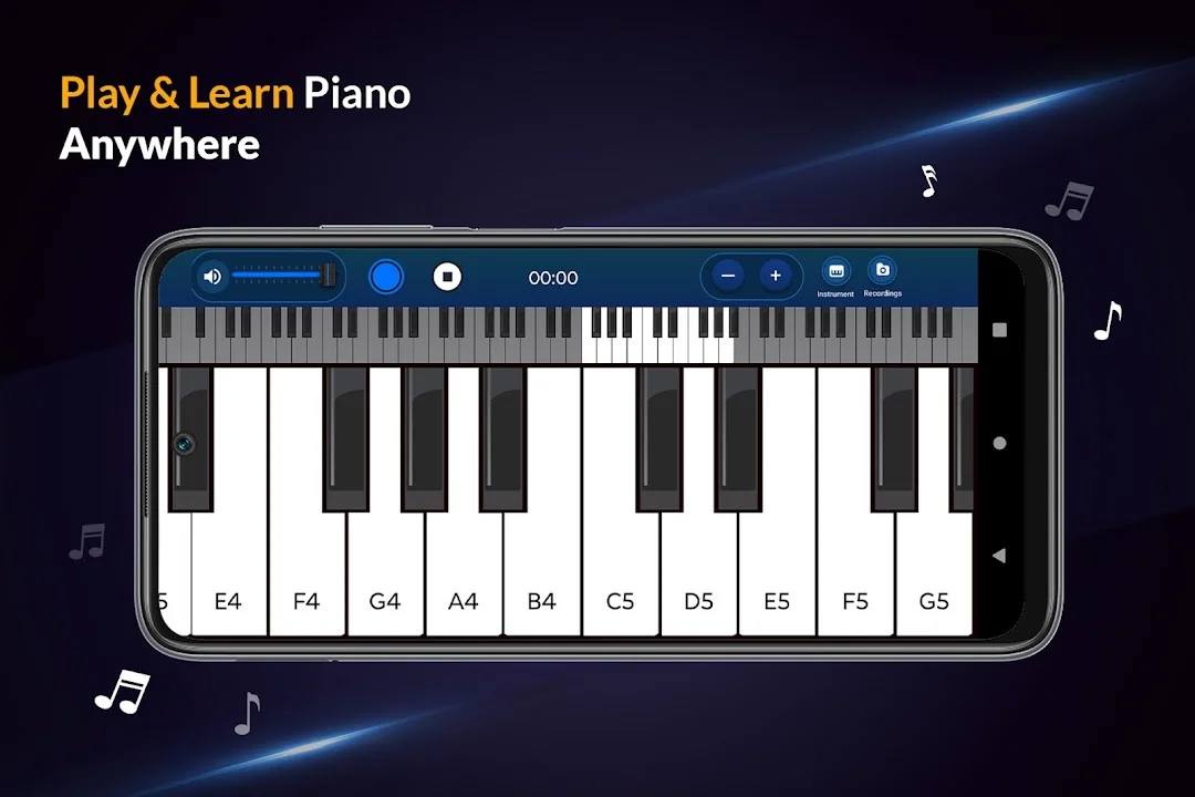 Real Piano Keyboard Screenshot 1 - Official Preview