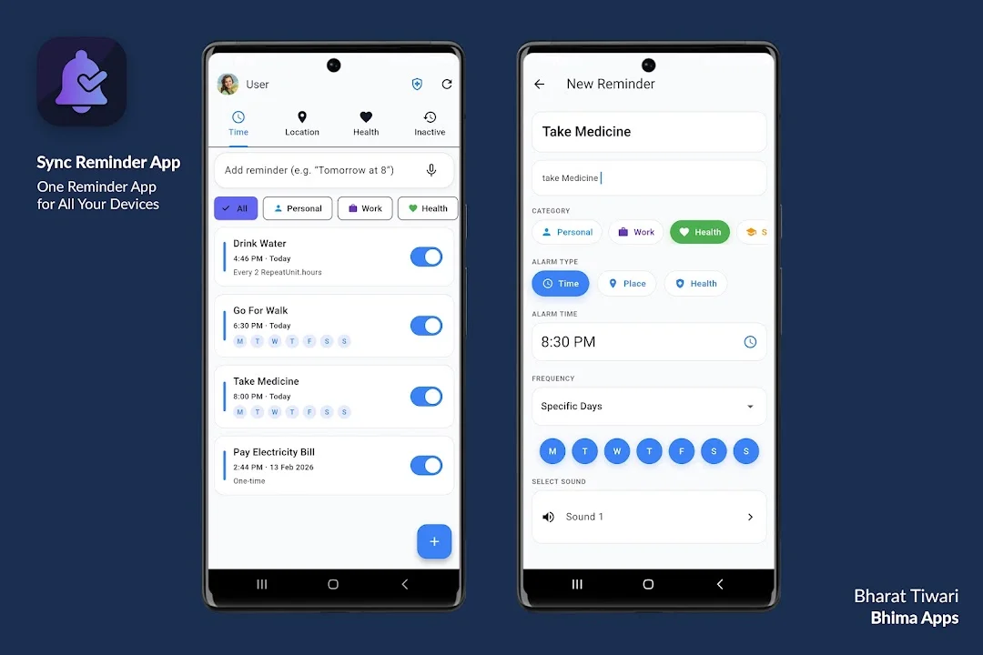 Sync Reminder App & Planner Screenshot 1 - Official Preview