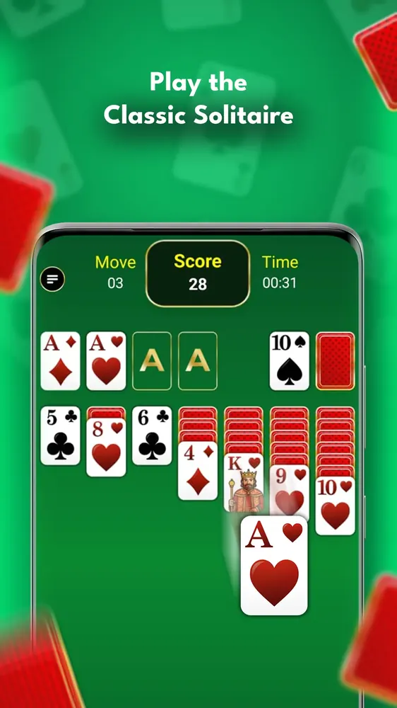 Solitaire Classic Card Game Screenshot 1 - Official Preview