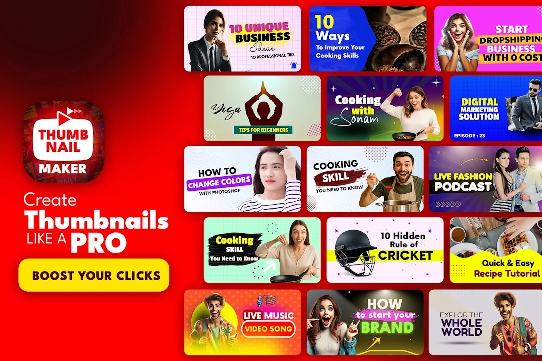 Thumbnail Maker for YouTube Screenshot 1 - Official Preview