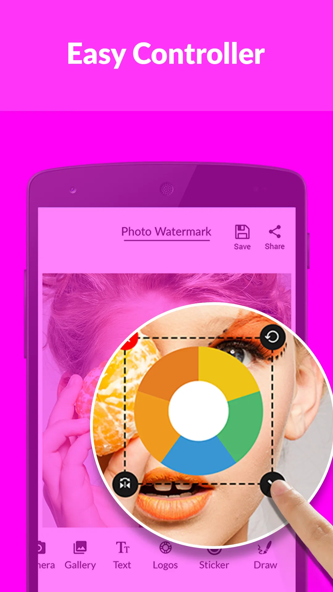 Watermark on Photo Screenshot 5 - Opacity & Position